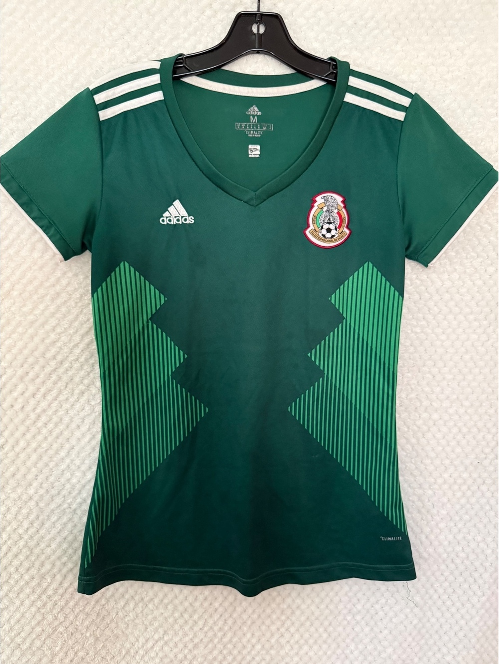 Adidas Mexico National Soccer Team Women's Green Climalite Jersey Medium